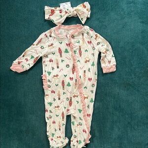Festive Kids One Piece Pajama Set